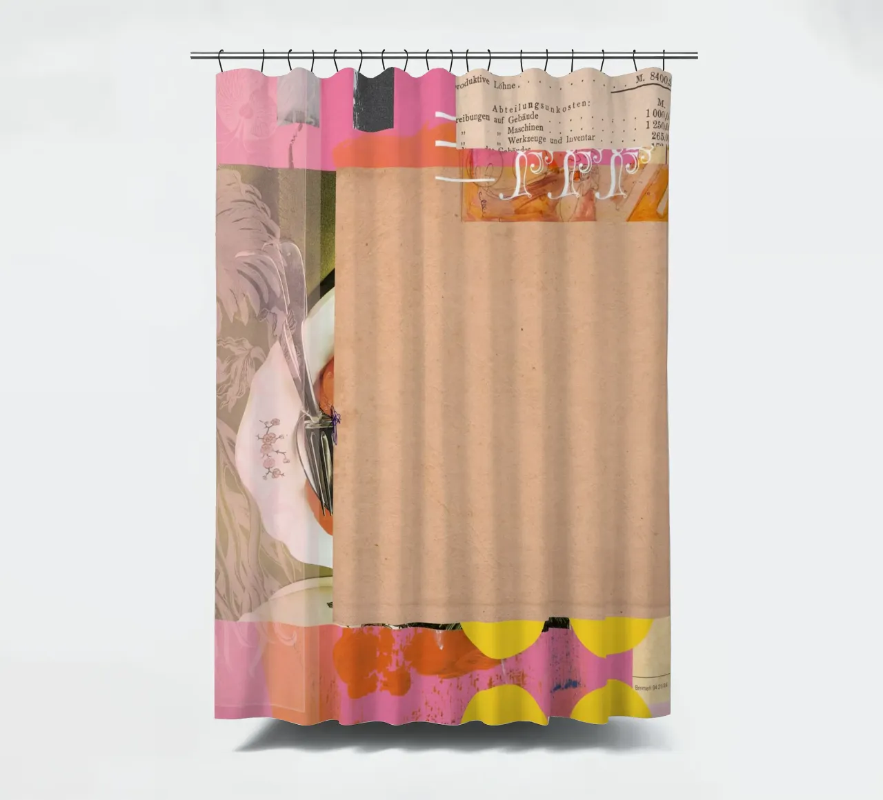 daydream rosa friday zone shower curtain by Marko Köppe