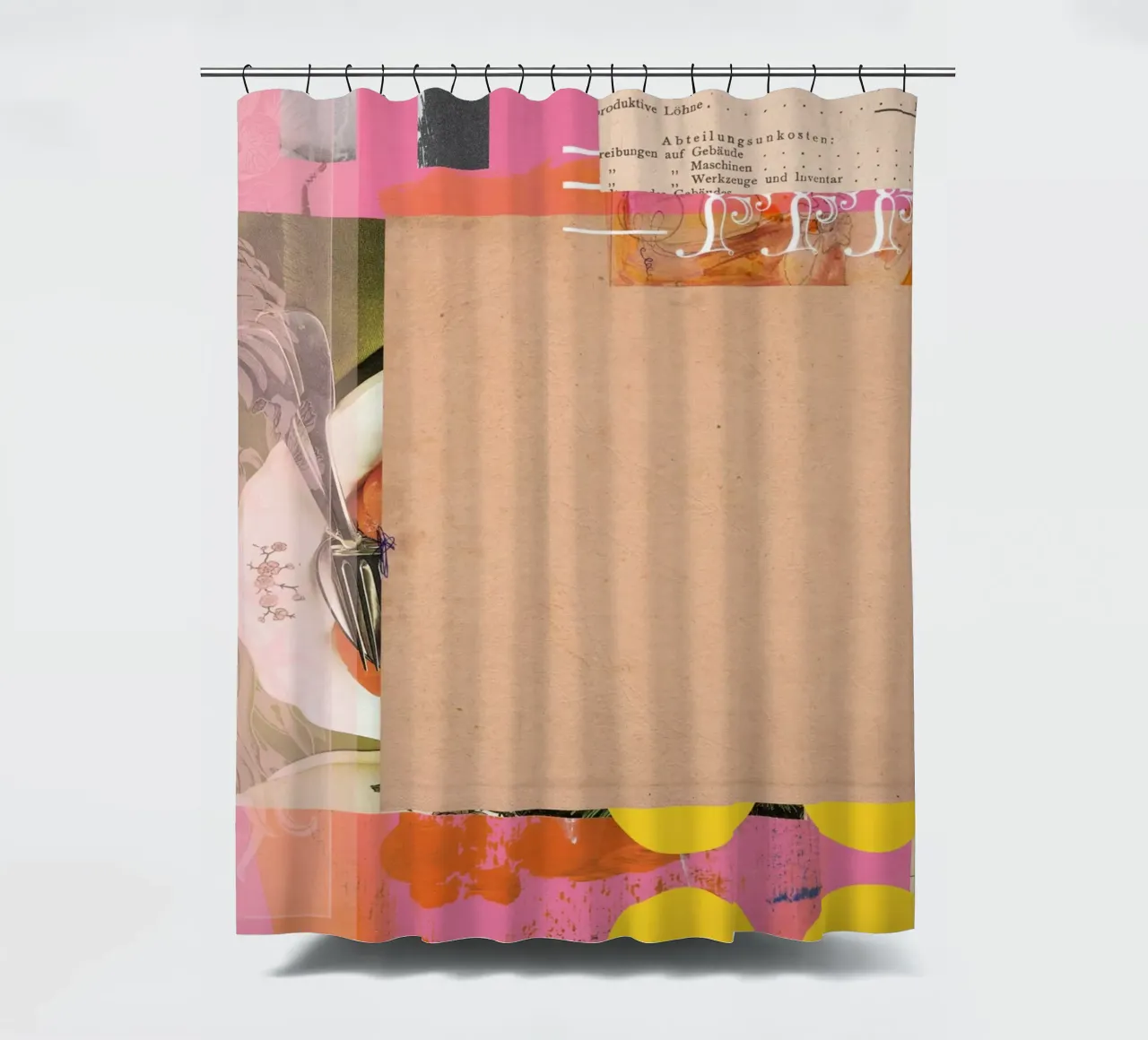 daydream rosa friday zone shower curtain by Marko Köppe