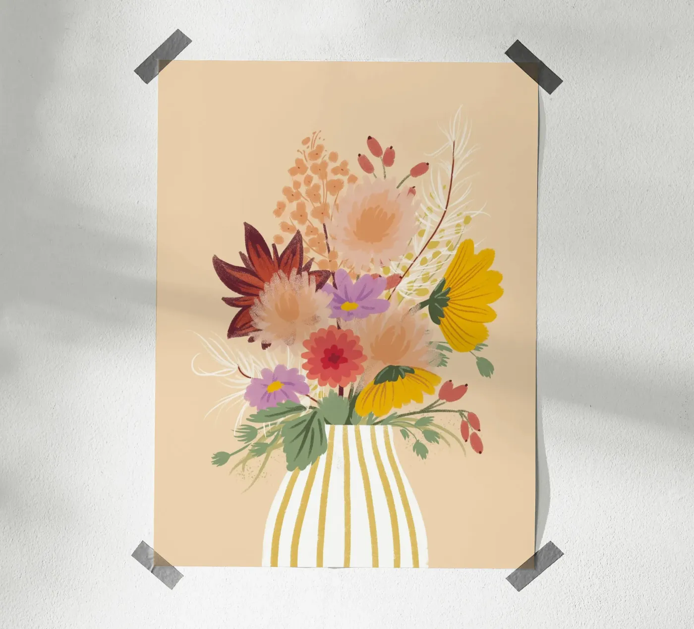 Herbststrauß poster da VIERUNDFÜNFZIG