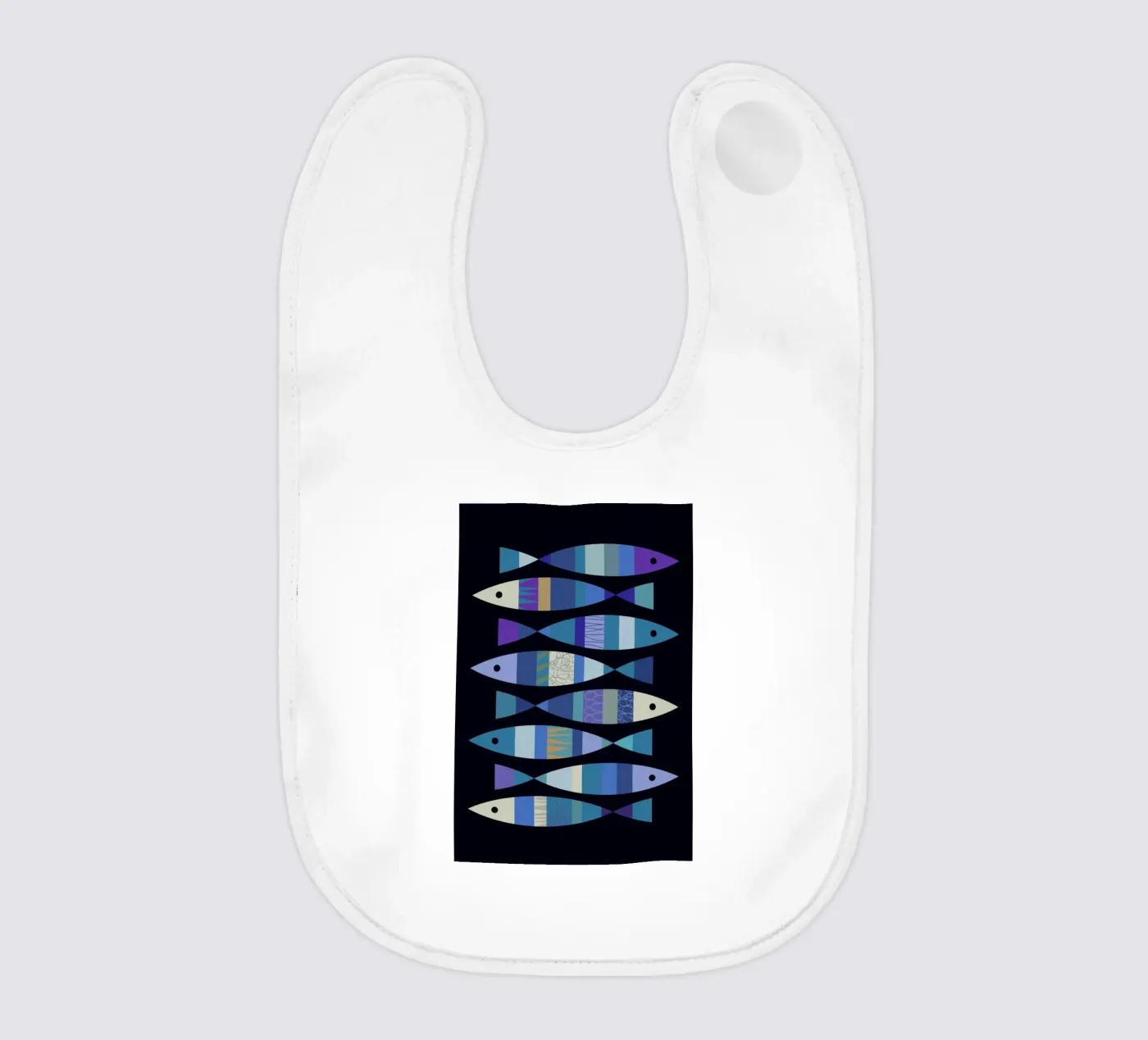 Fish 3 Babylätzchen von Visual Philosophy