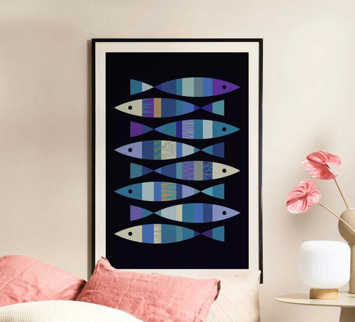 Fish 3 Poster von Visual Philosophy