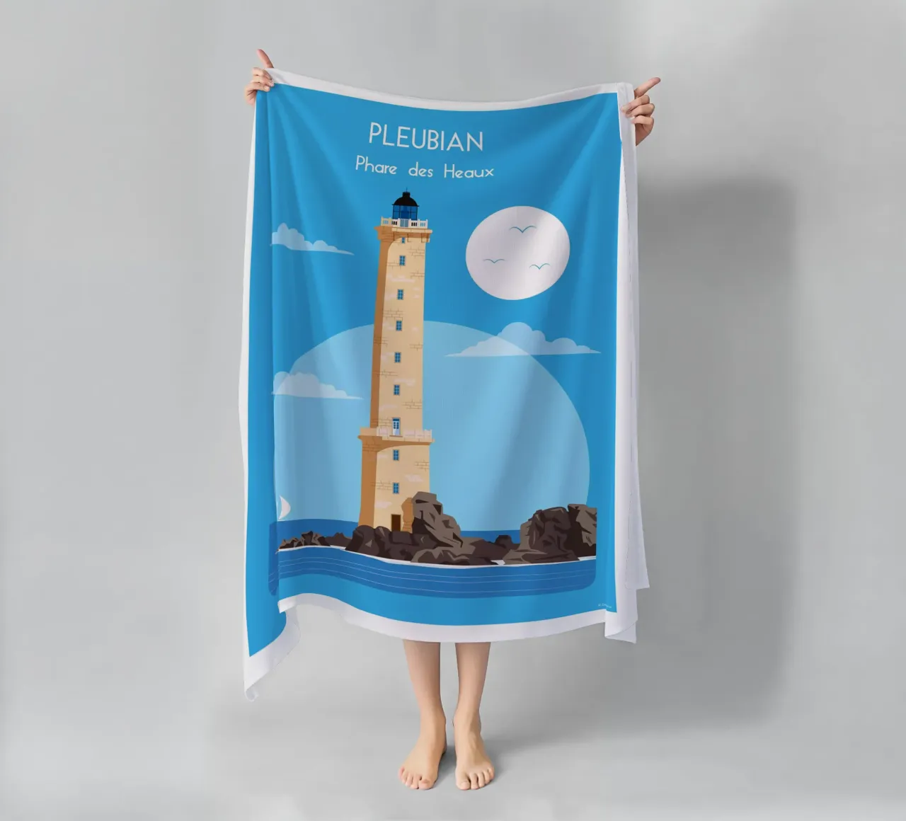 Faro di Heaux telo mare da Raphaël Delerue