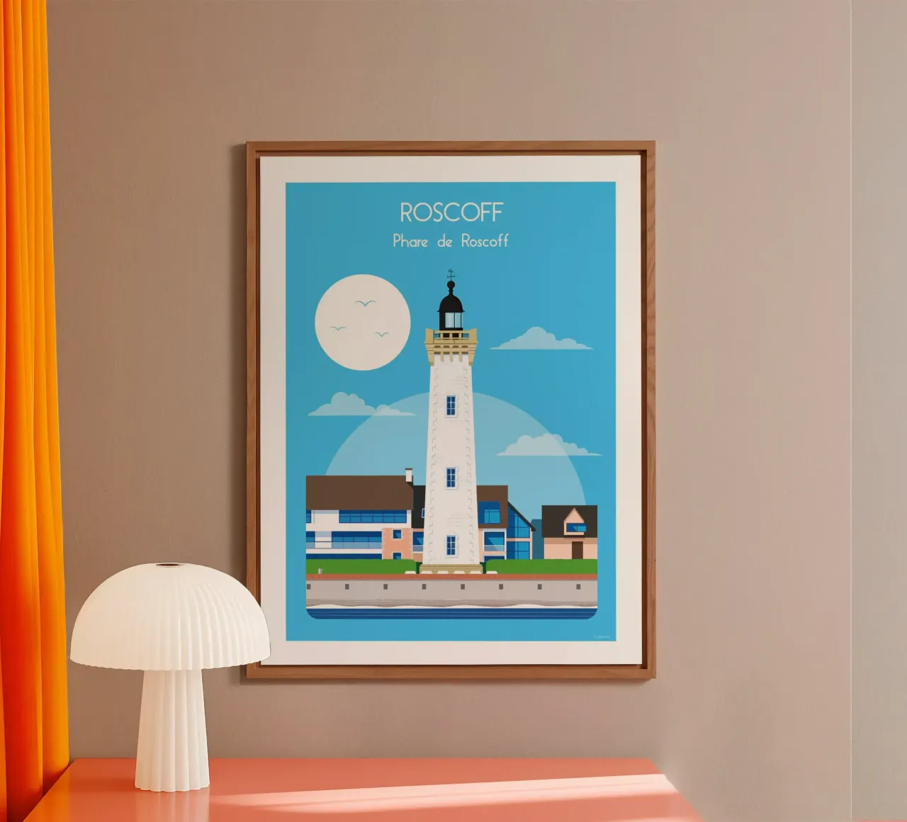 Faro di Roscoff alluminio dibond da Raphaël Delerue