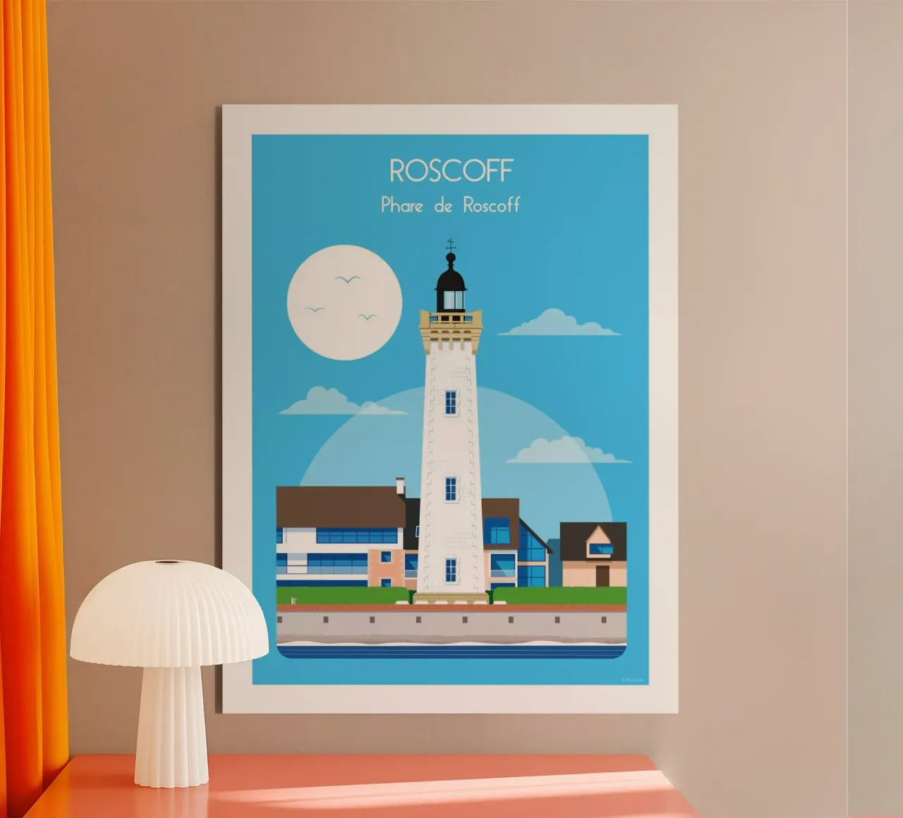 Faro di Roscoff alluminio dibond da Raphaël Delerue