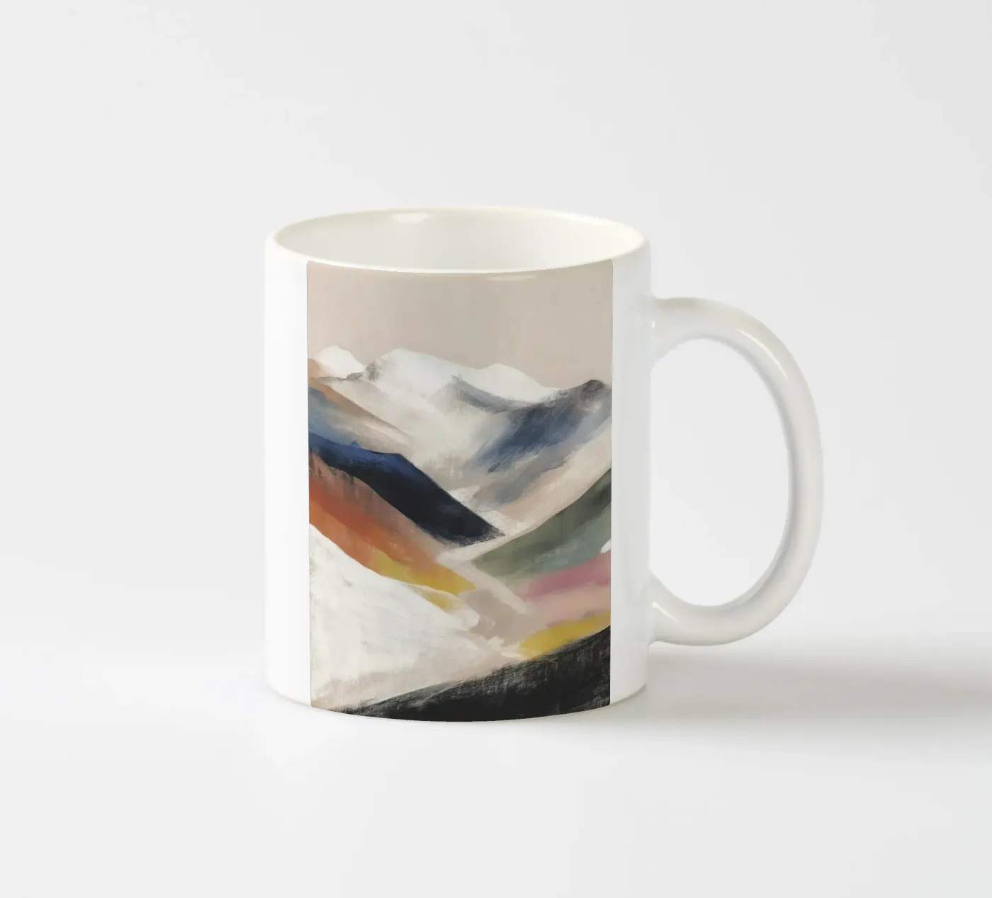 Mountains ceramic mug by ThingDesign