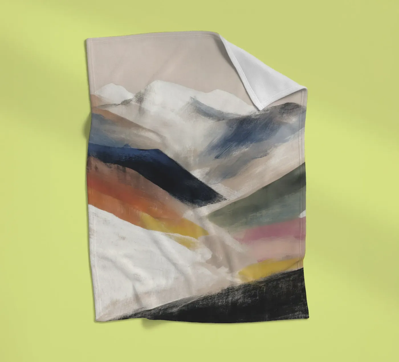Berge Fleecedecke von ThingDesign