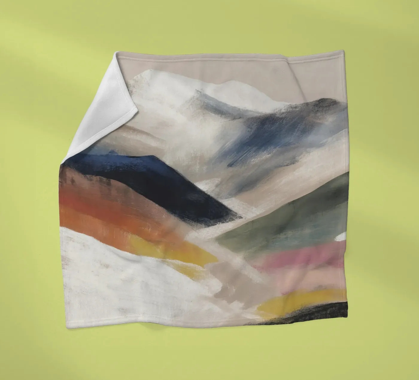Berge Fleecedecke von ThingDesign