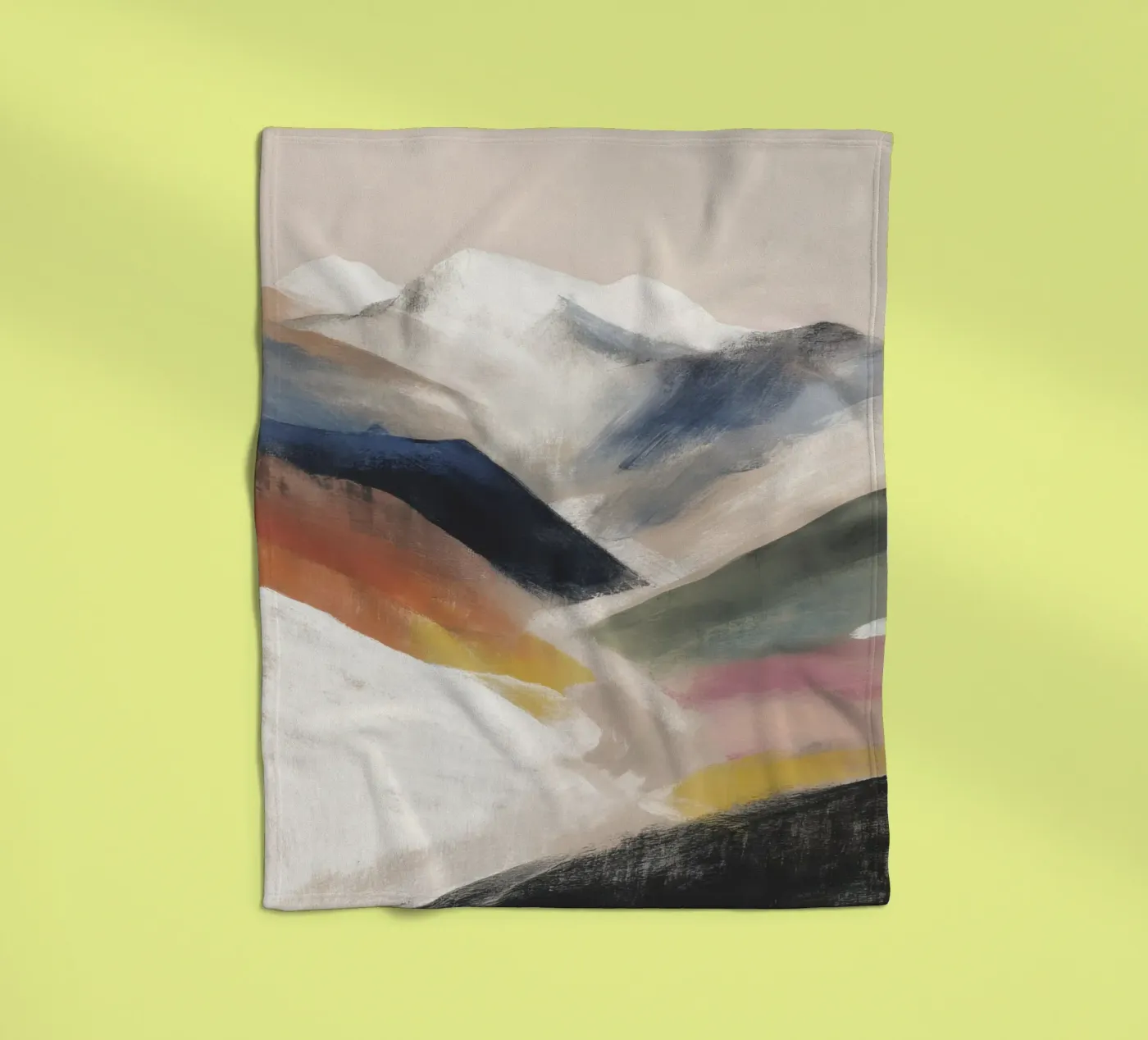 Berge Fleecedecke von ThingDesign