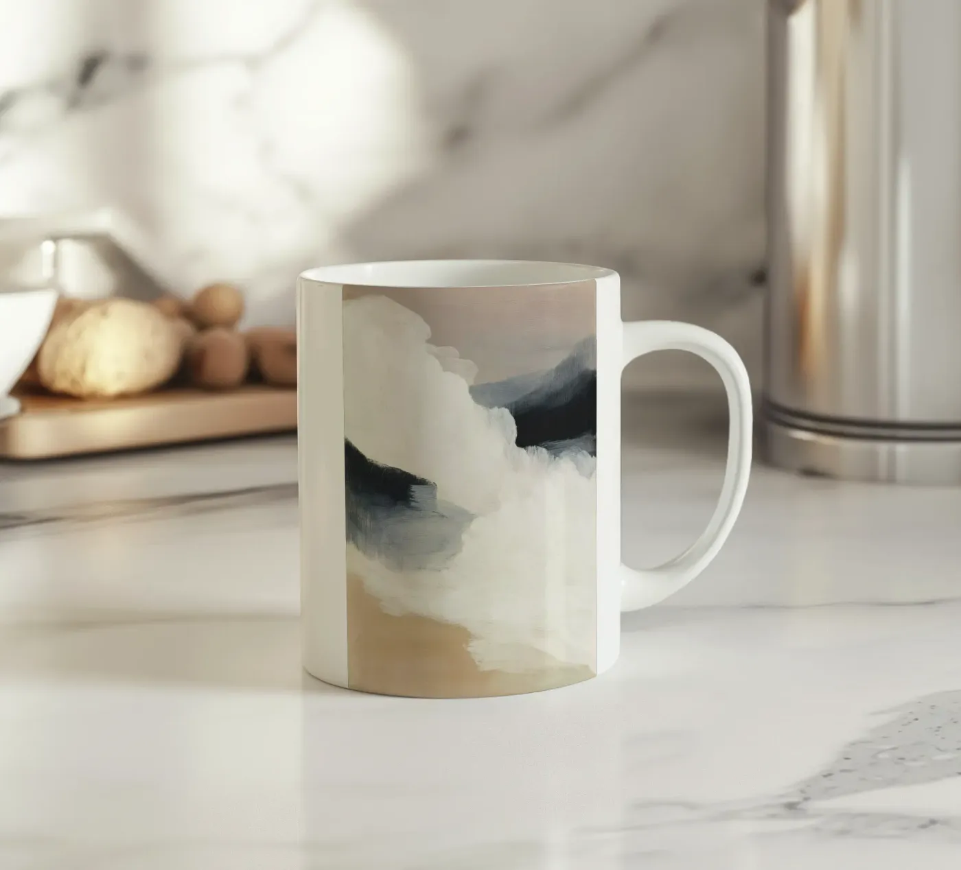 Rising Cloud ceramic mug by ThingDesign