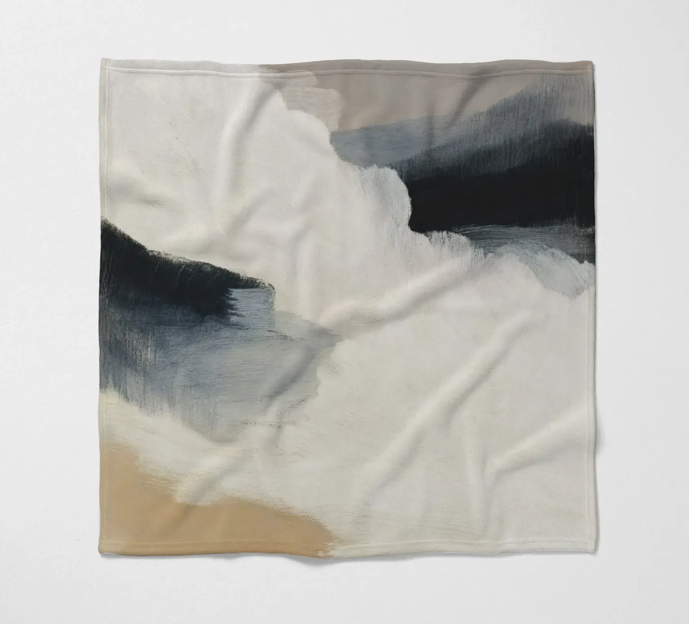 Rising Cloud fleece blanket by ThingDesign