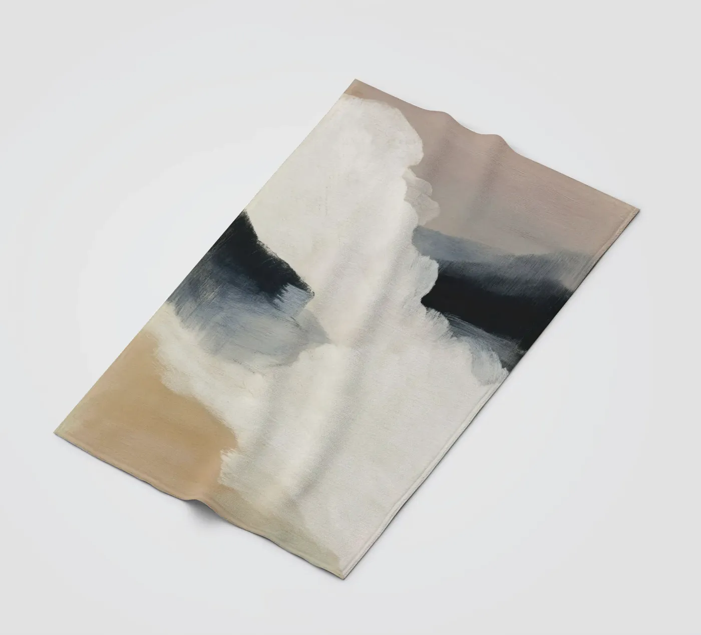 Rising Cloud fleece blanket by ThingDesign