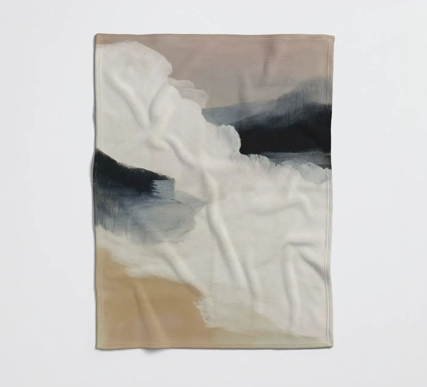 Rising Cloud fleece blanket by ThingDesign