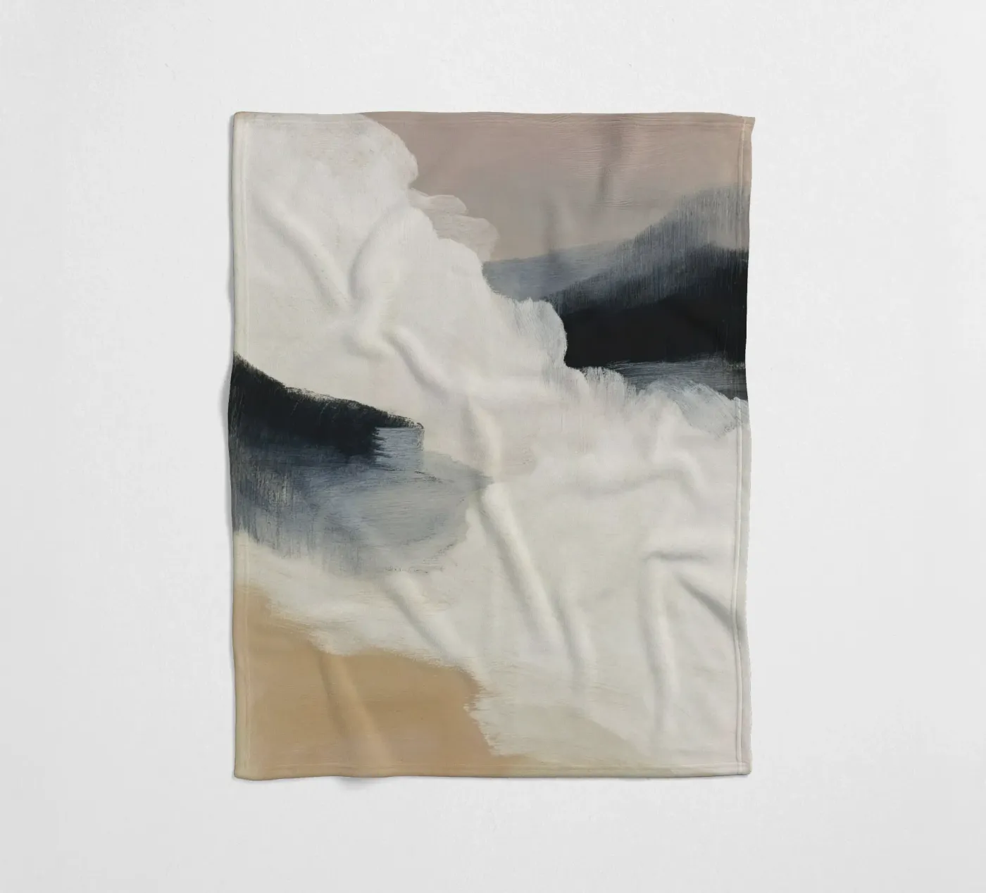 Rising Cloud fleece blanket by ThingDesign