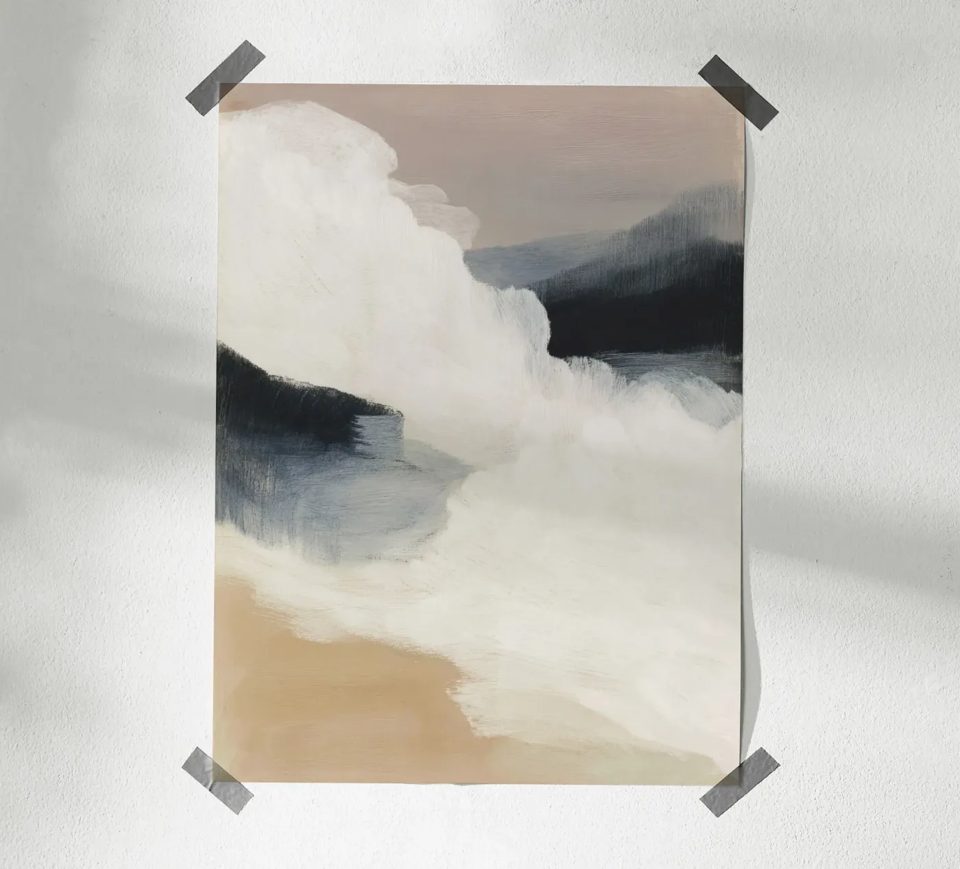 Rising Cloud poster by ThingDesign