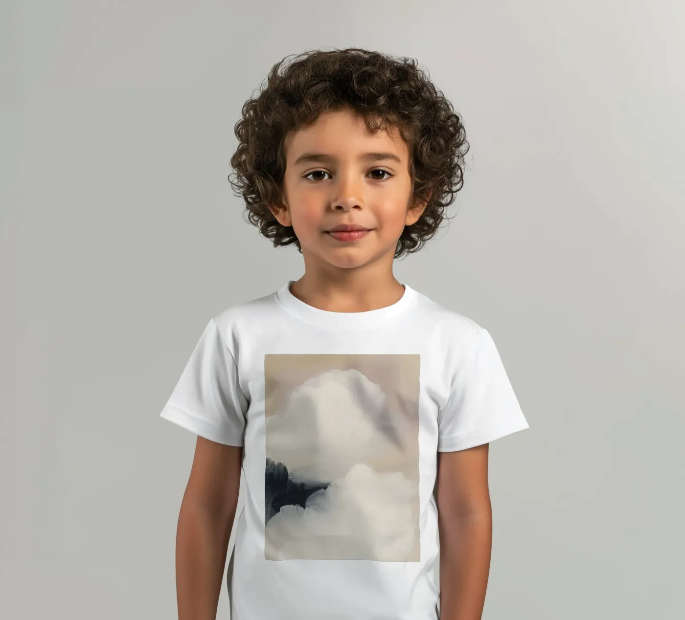 Soft Clouds Kinder T-Shirt von ThingDesign