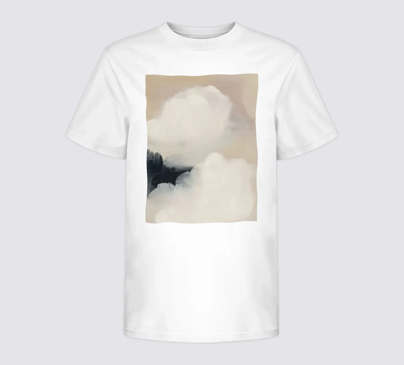 Soft Clouds Kinder T-Shirt von ThingDesign