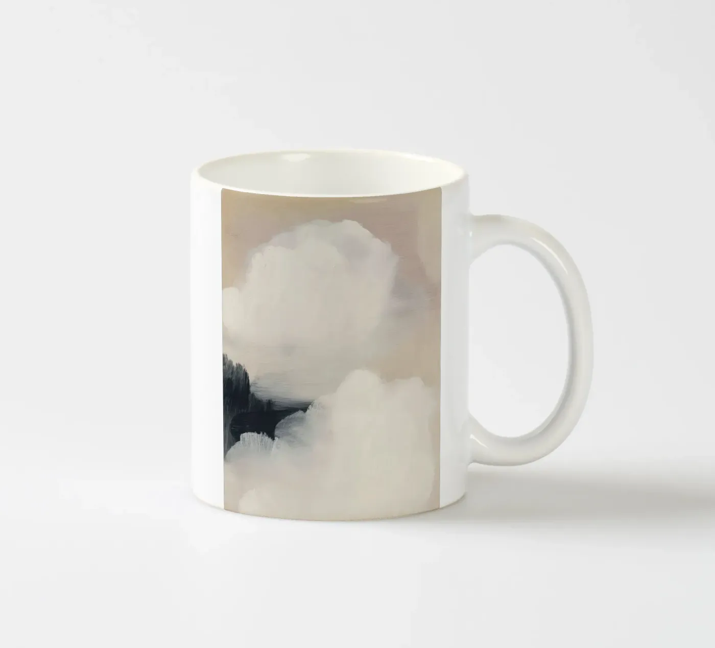 Soft Clouds ceramic mug by ThingDesign