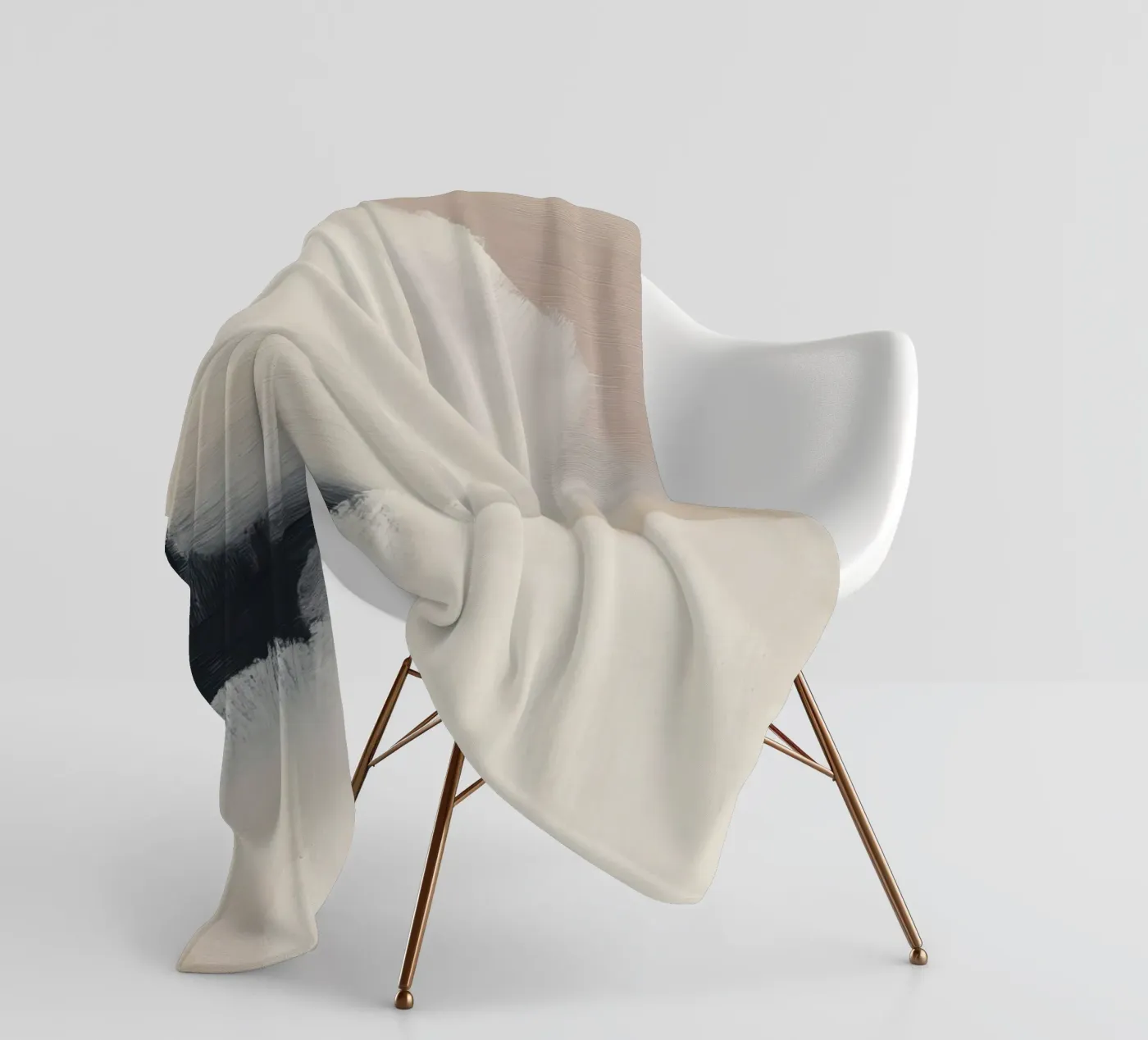 Soft Clouds fleece blanket by ThingDesign