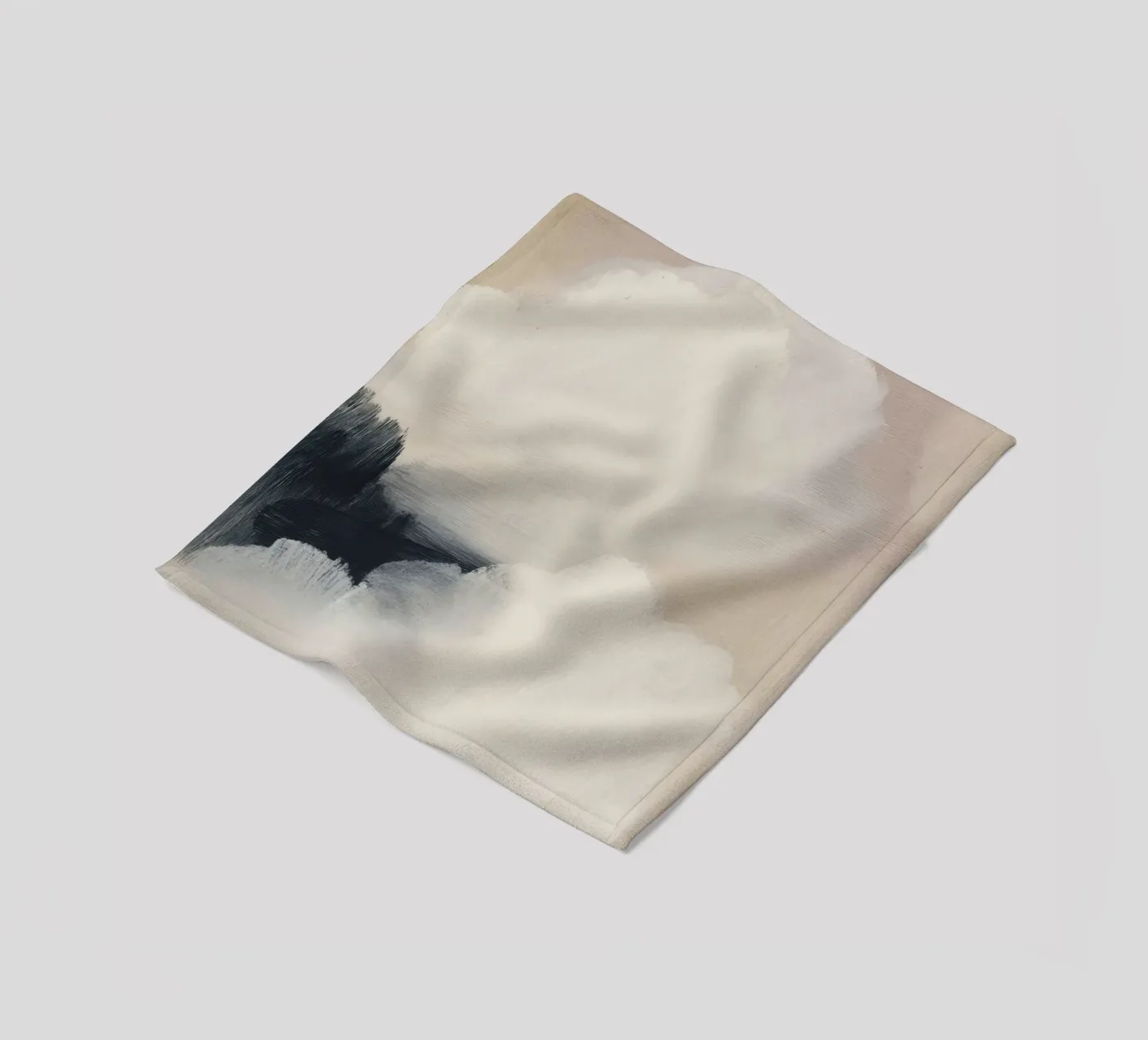 Soft Clouds fleece blanket by ThingDesign