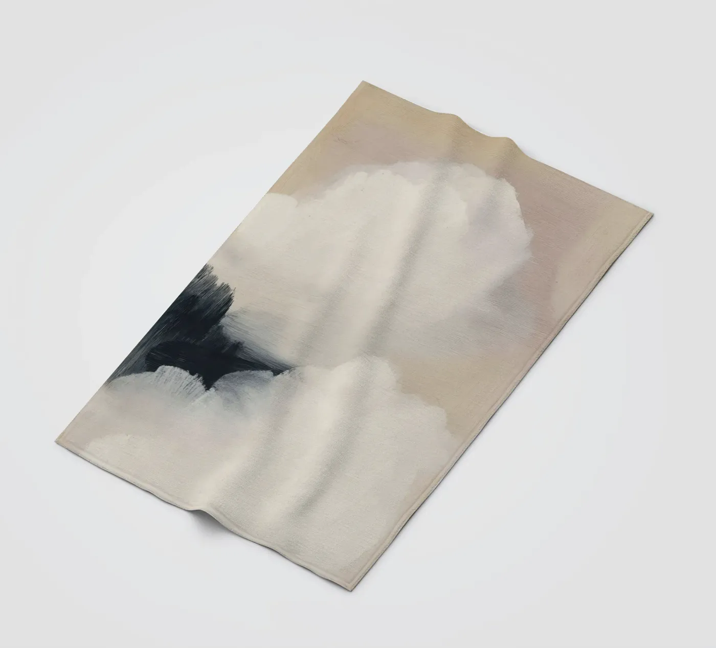 Soft Clouds fleece blanket by ThingDesign