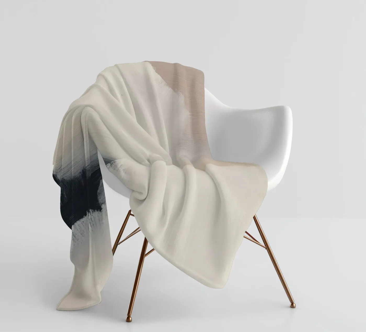 Soft Clouds fleece blanket by ThingDesign