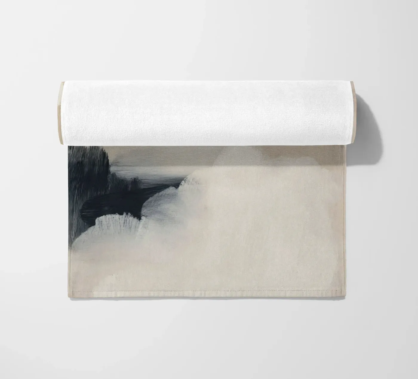 Zachte wolken strandhanddoek van ThingDesign