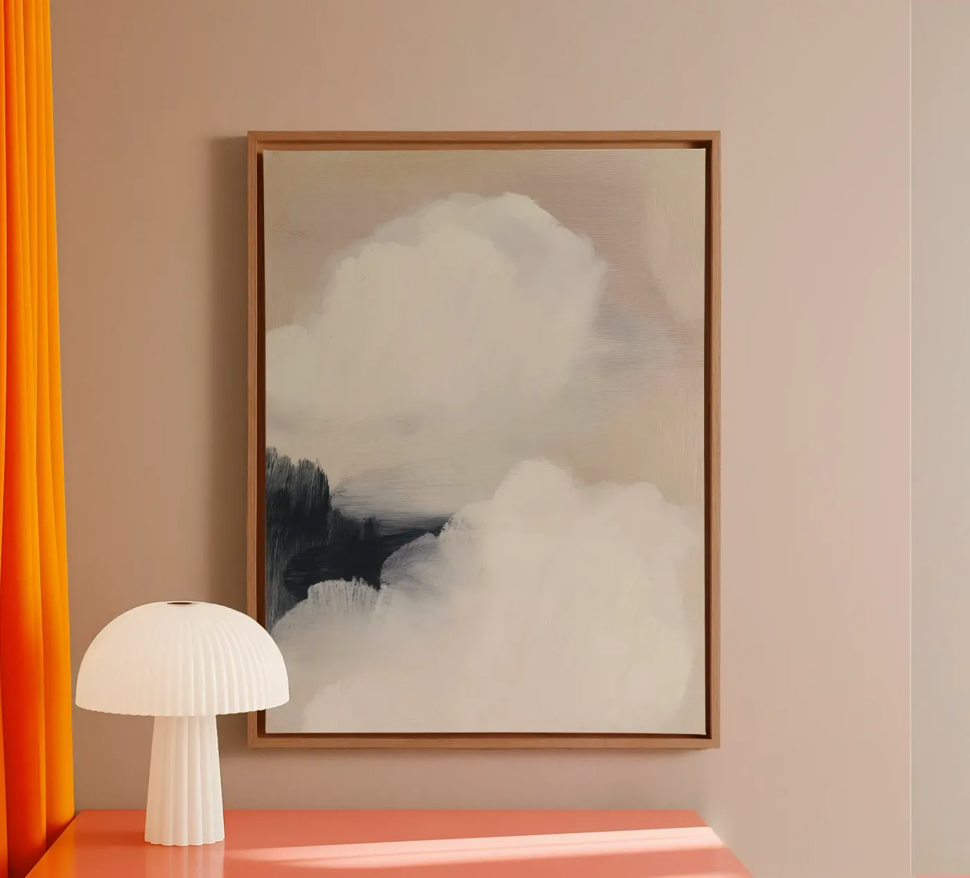Soft Clouds canvas by ThingDesign