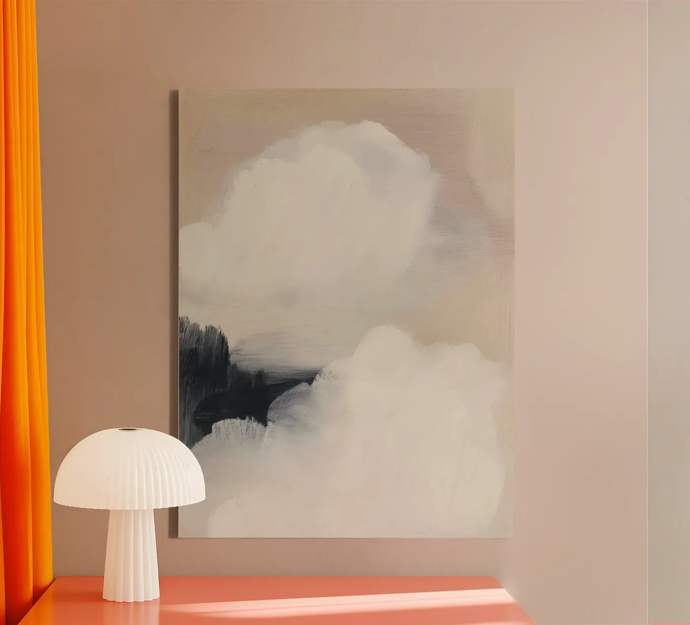 Soft Clouds canvas by ThingDesign