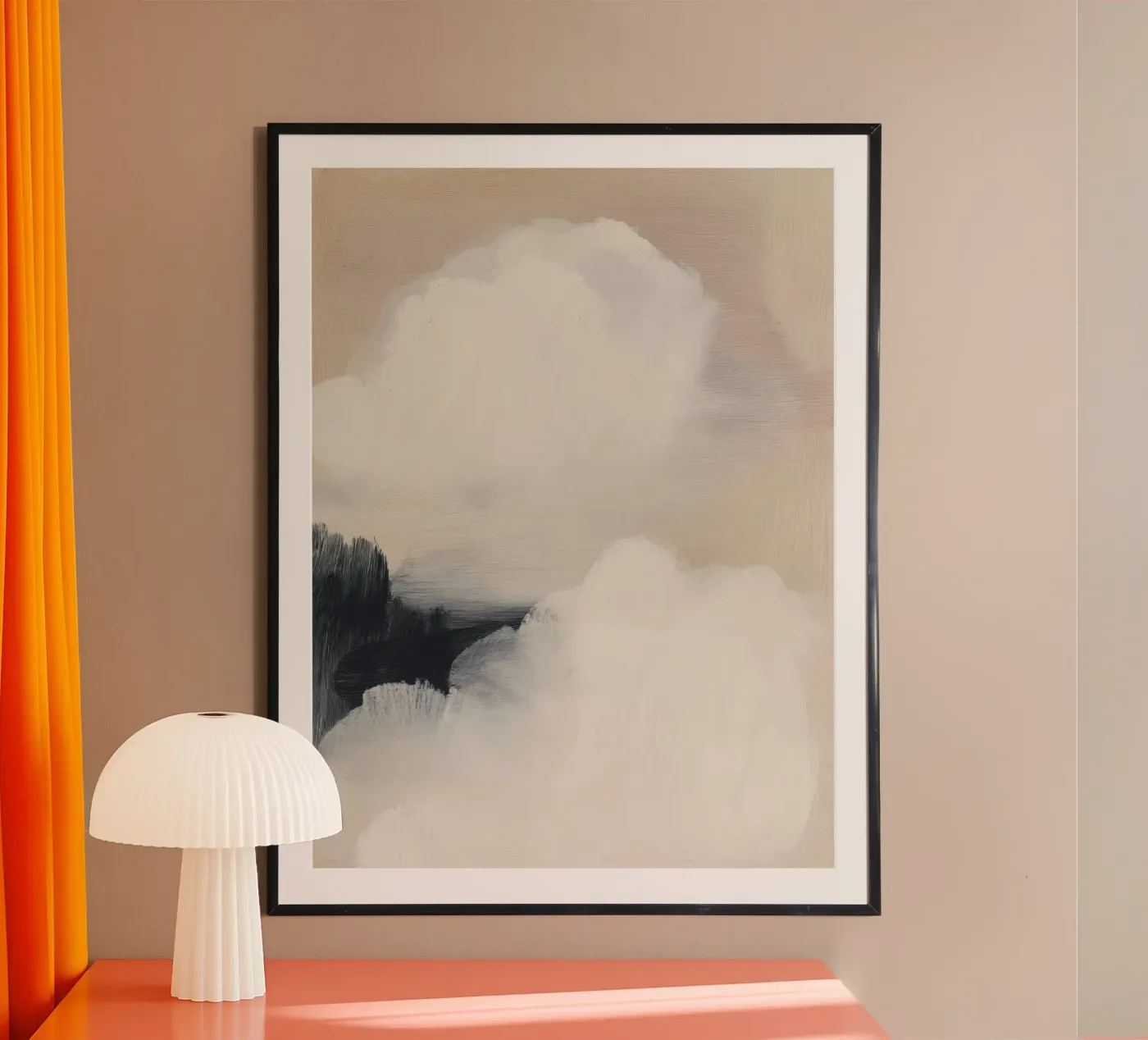 Soft Clouds poster by ThingDesign