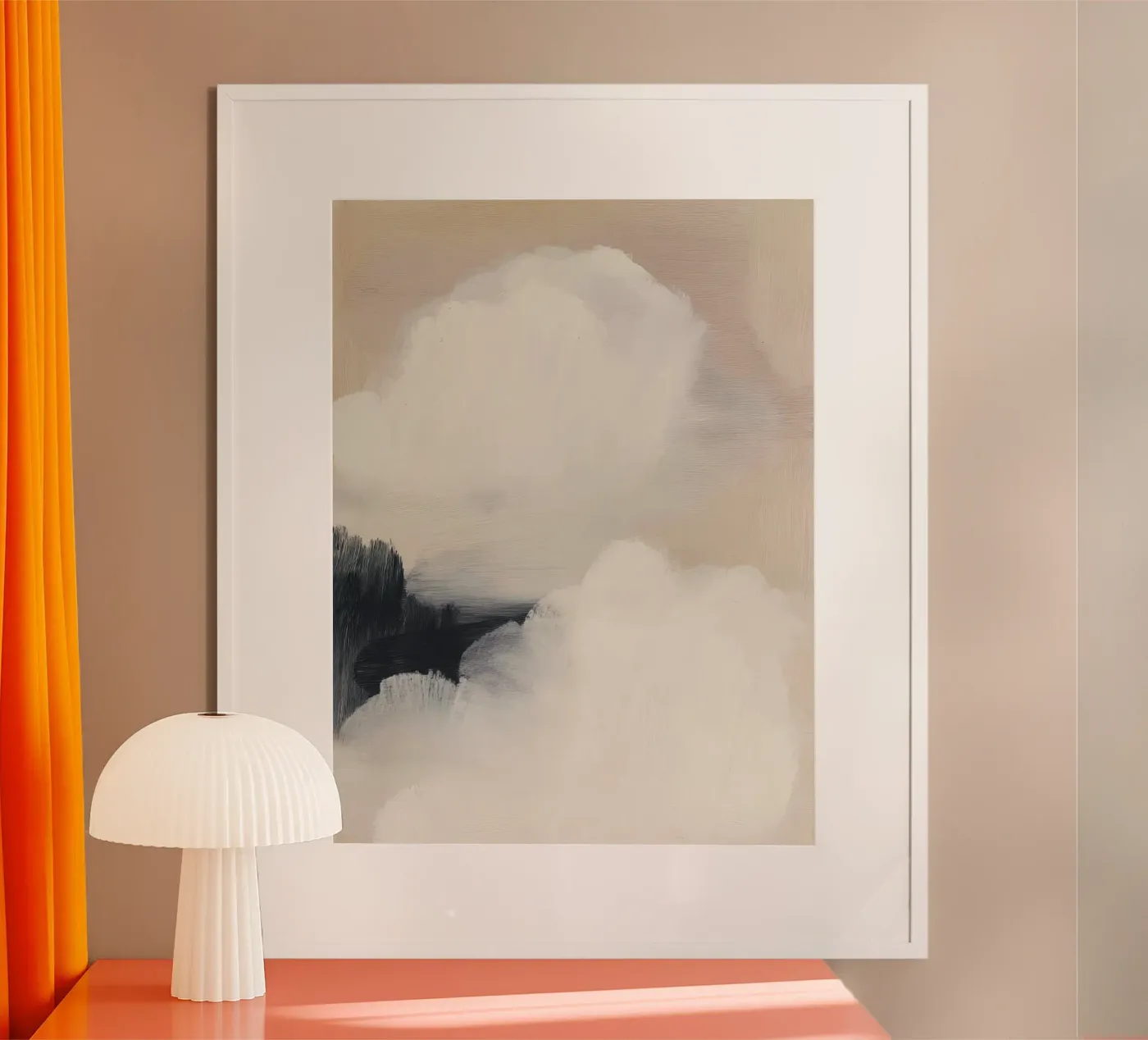 Soft Clouds poster by ThingDesign