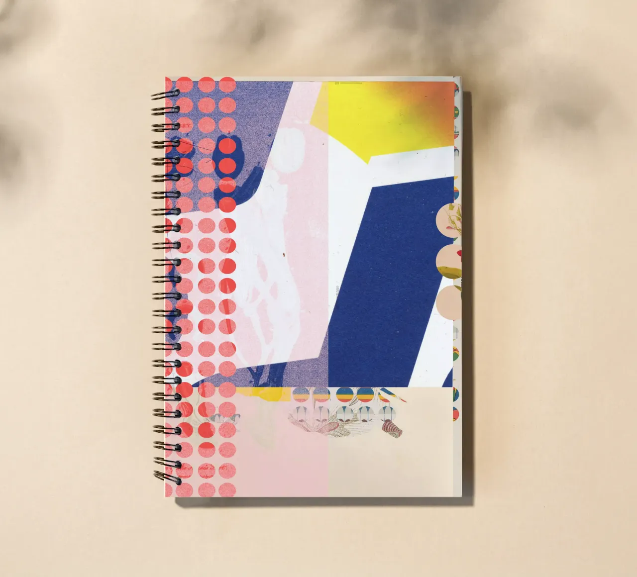 daydream night flow · mittwoch eher donnerstag spiral notebook by Marko Köppe
