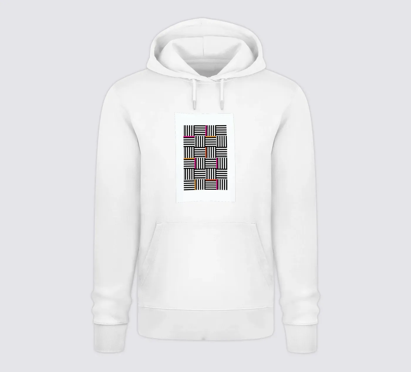 Zebra Squared hoodie by Visual Philosophy