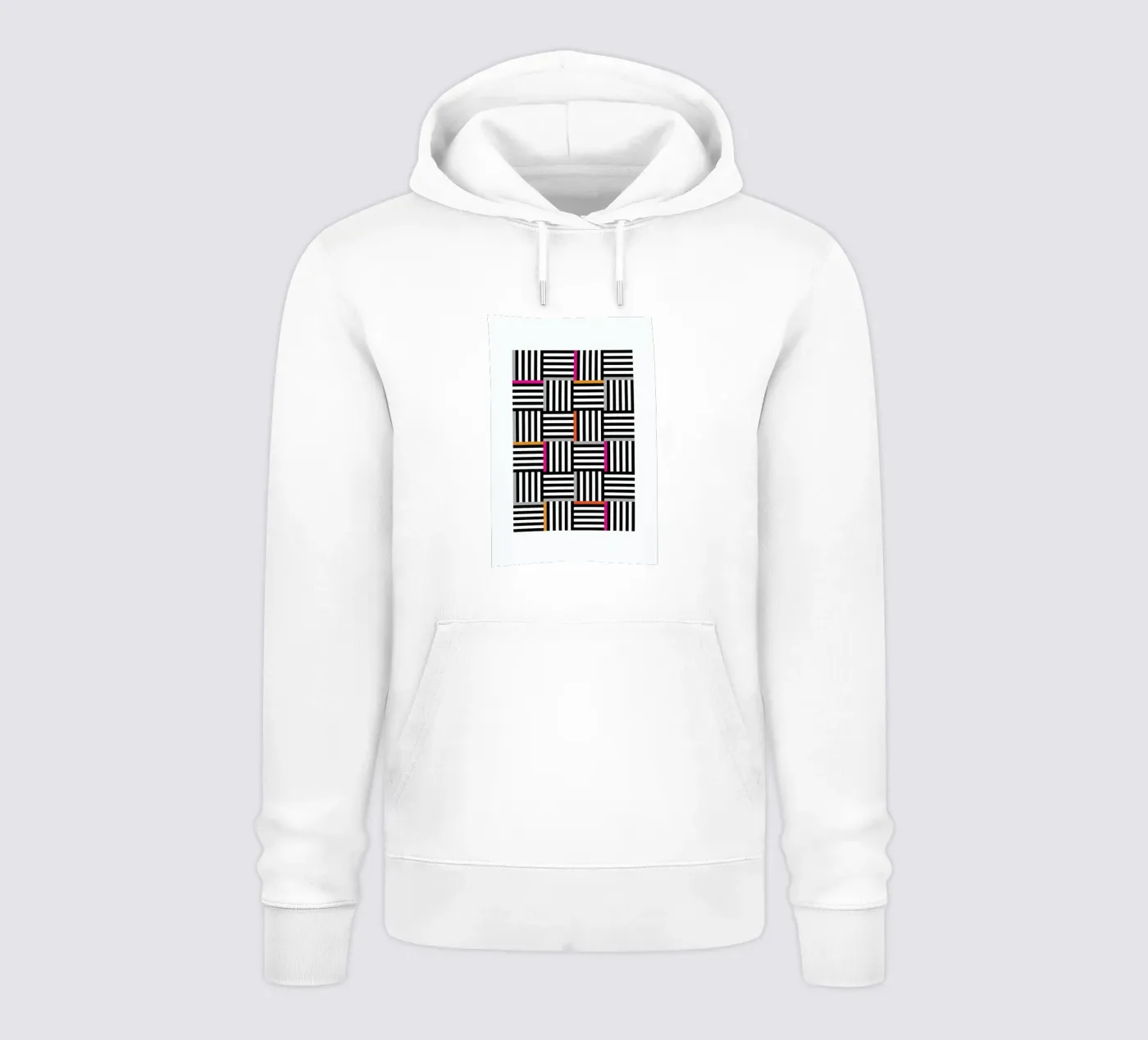 Zebra Squared hoodie by Visual Philosophy
