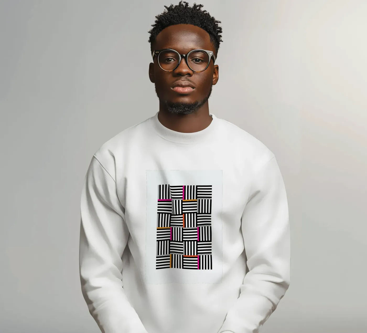 Zebra Squared felpa da Visual Philosophy