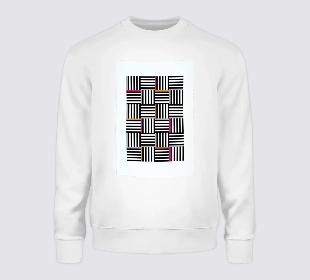 Zebra Squared sweatshirt by Visual Philosophy