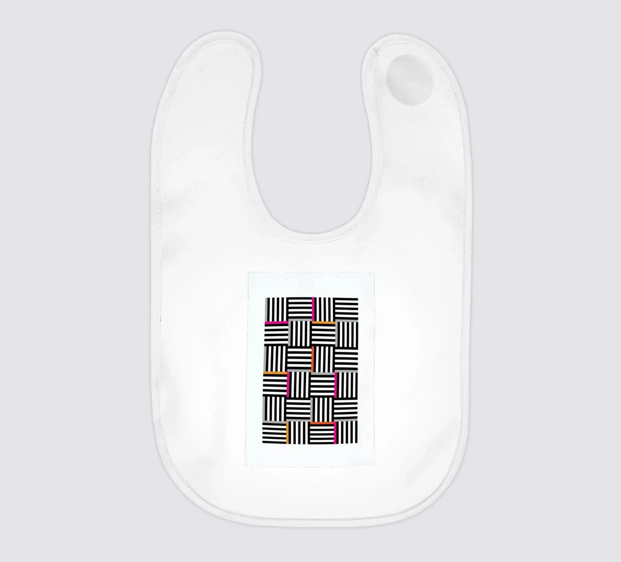 Zebra Squared babero de Visual Philosophy