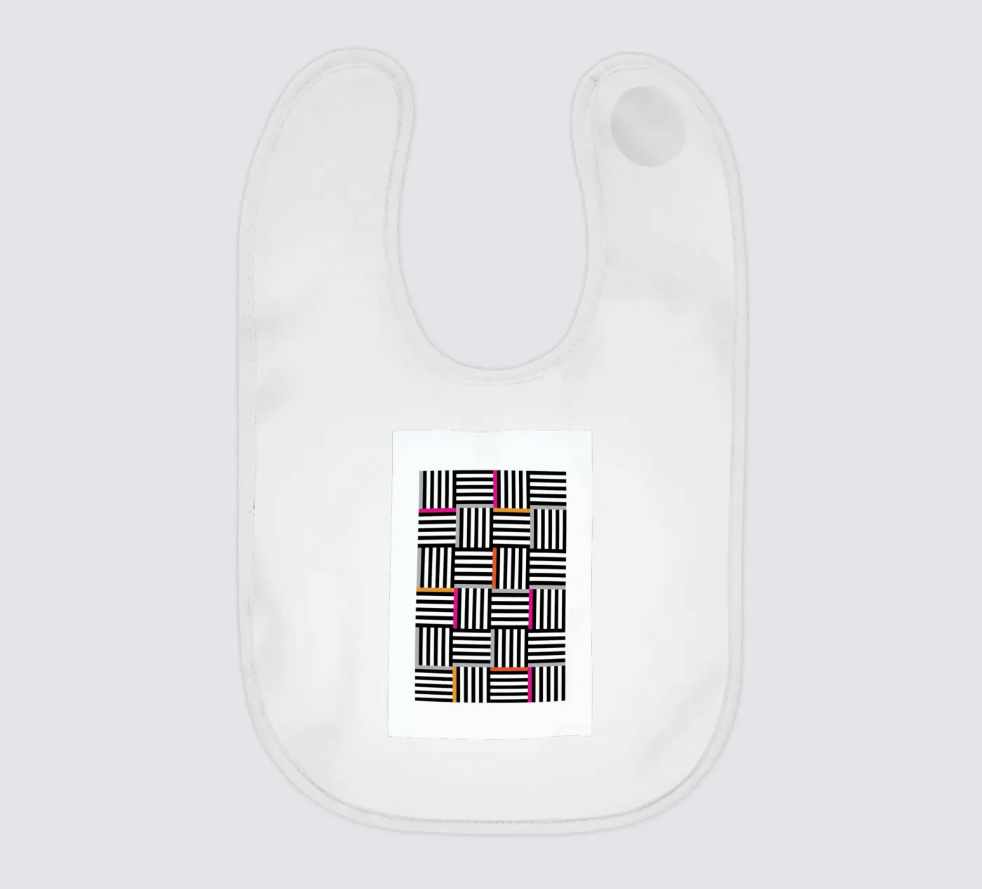 Zebra Squared bavaglino da Visual Philosophy