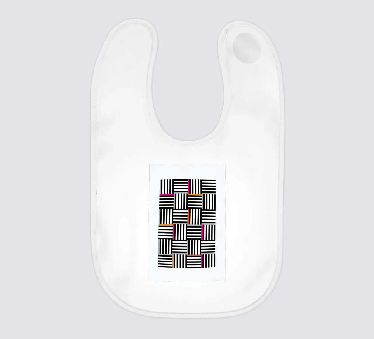 Zebra Squared babero de Visual Philosophy