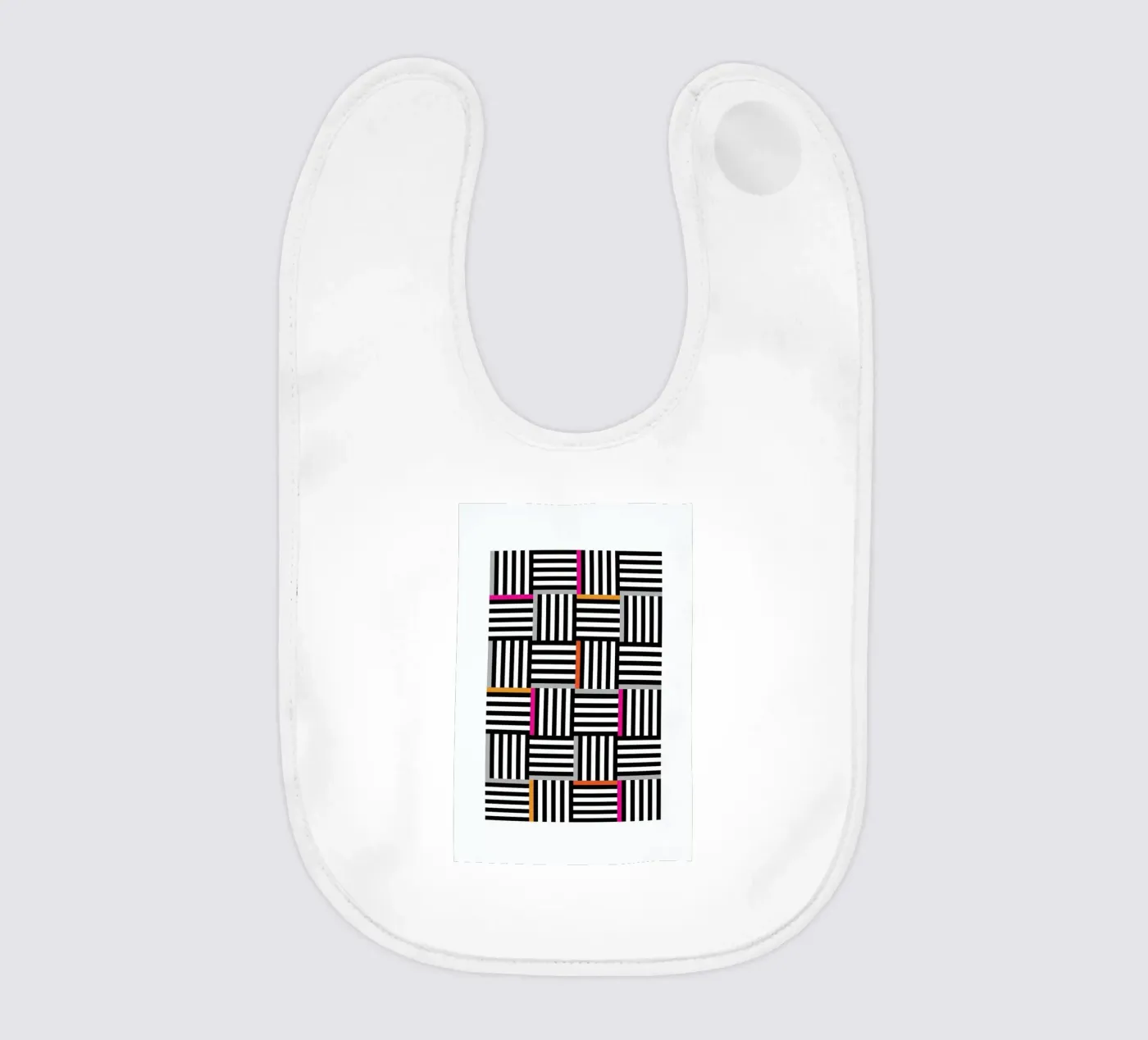 Zebra Squared bavaglino da Visual Philosophy