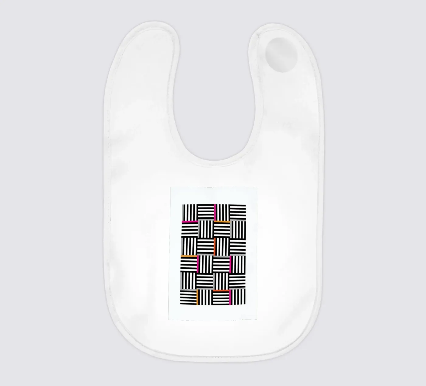 Zebra Squared bavaglino da Visual Philosophy