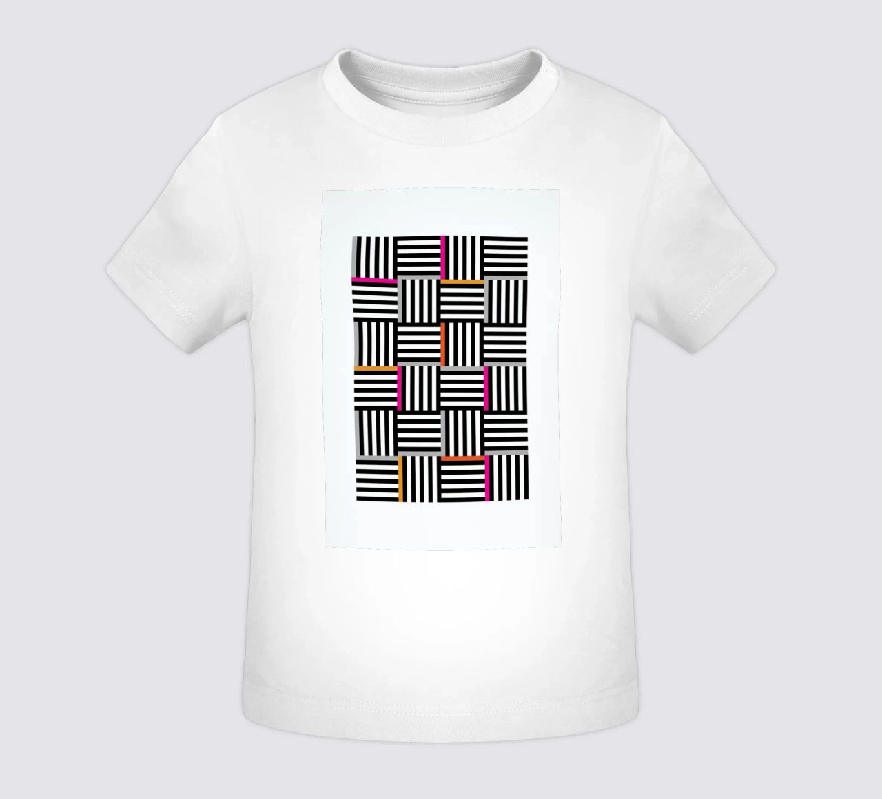 Zebra Squared camiseta de bebé de Visual Philosophy