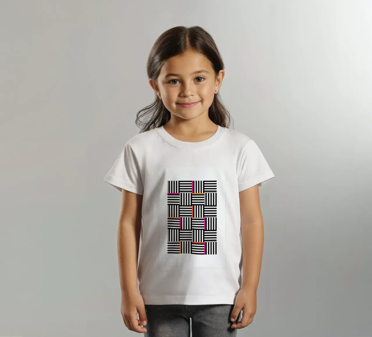 Zebra Squared t-shirt bambini da Visual Philosophy