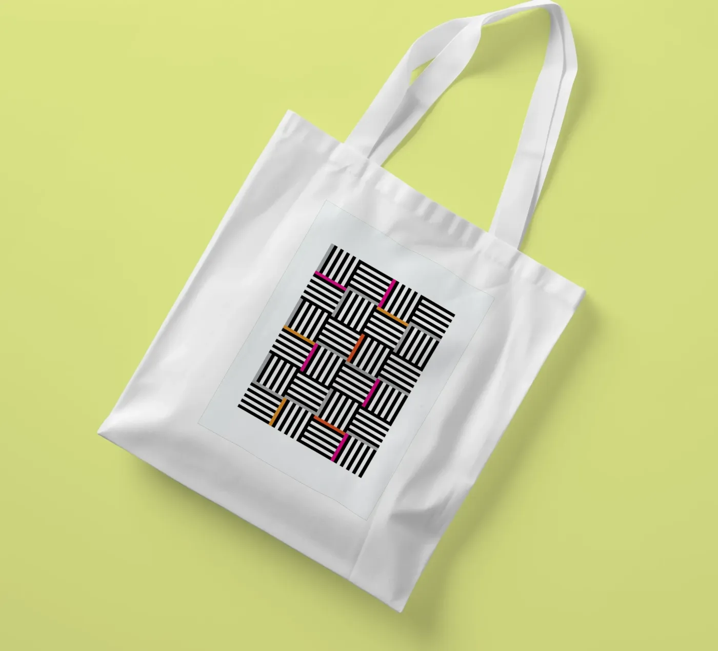 Zebra Squared tote bag by Visual Philosophy