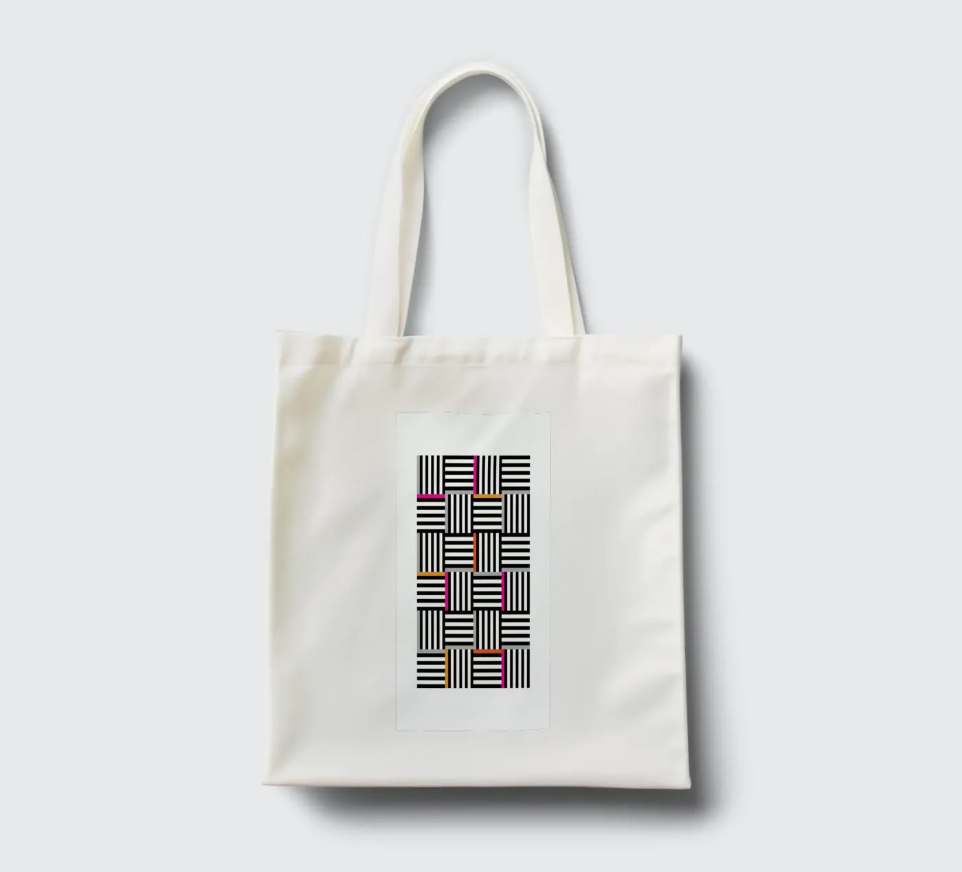 Zebra Squared tote bag by Visual Philosophy