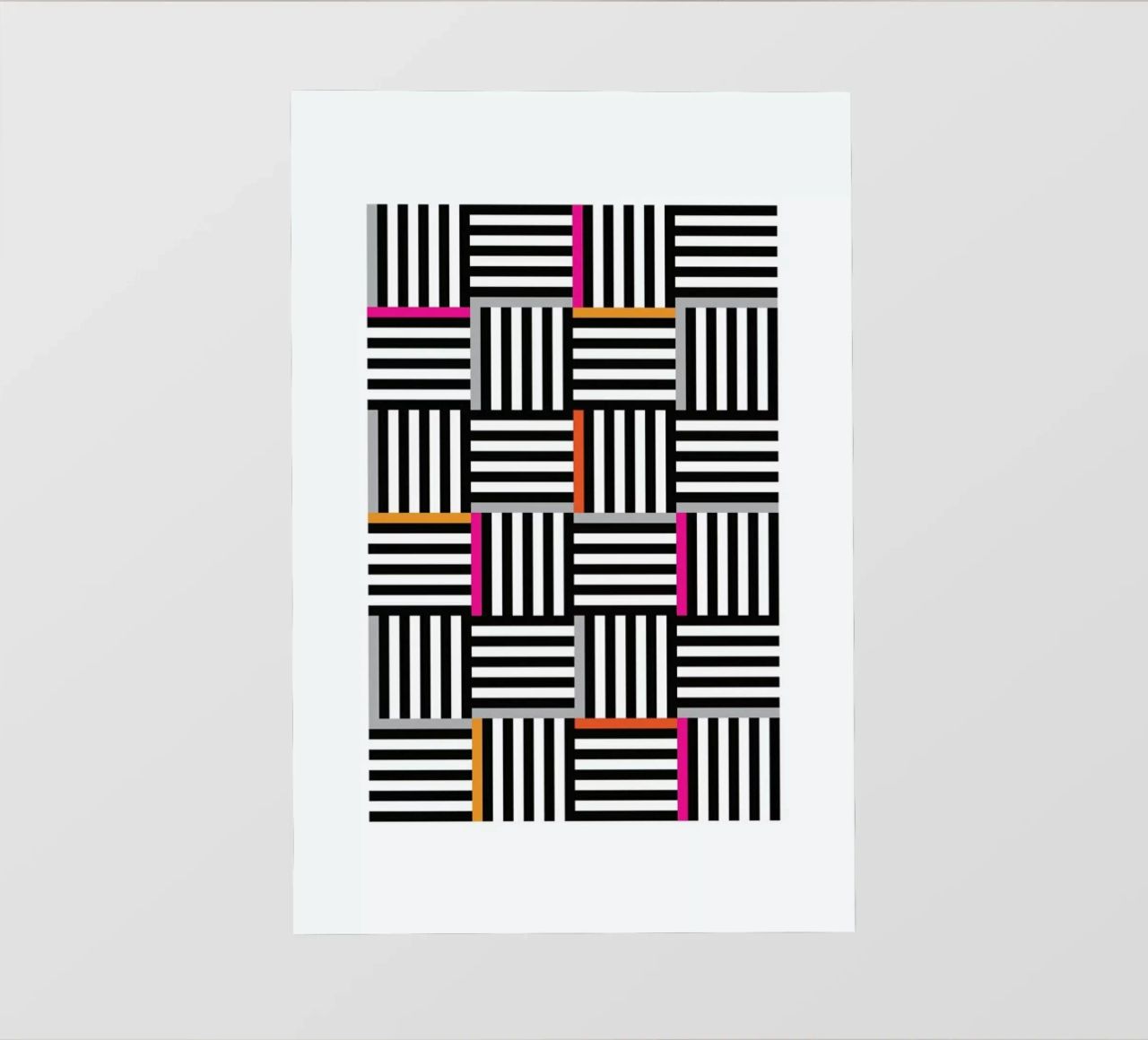 Zebra Squared lámina retroiluminada de Visual Philosophy