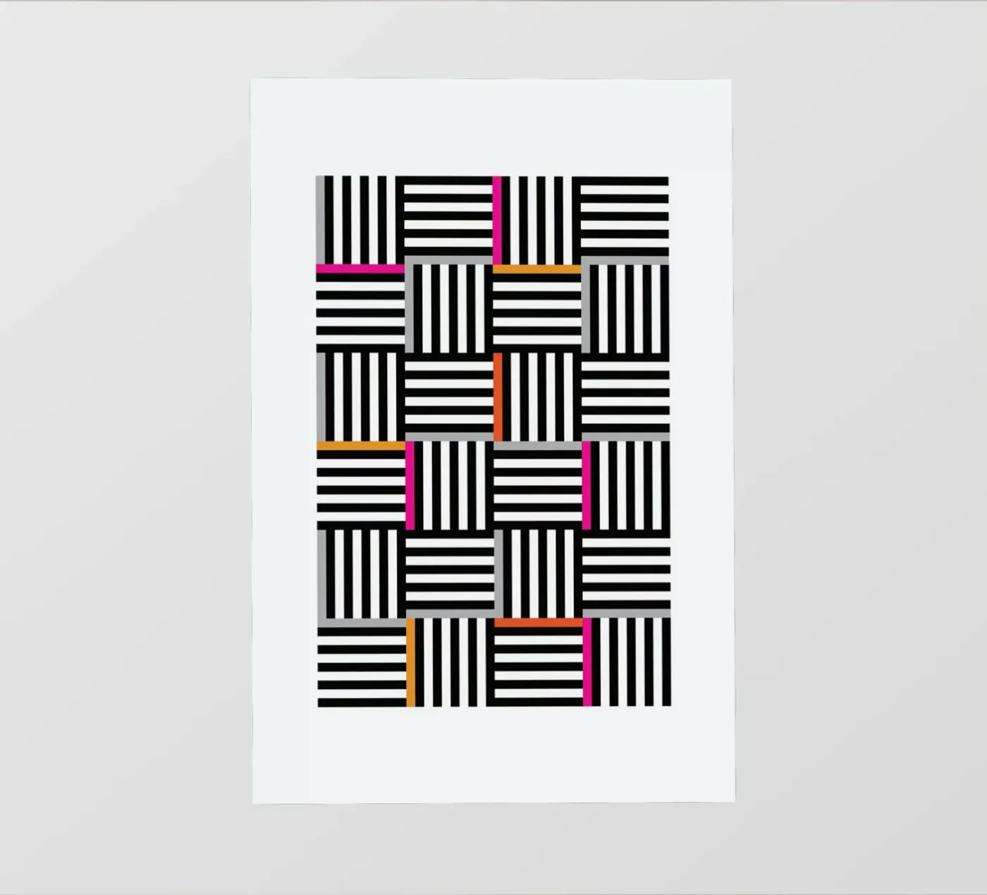 Zebra Squared backlit folie van Visual Philosophy