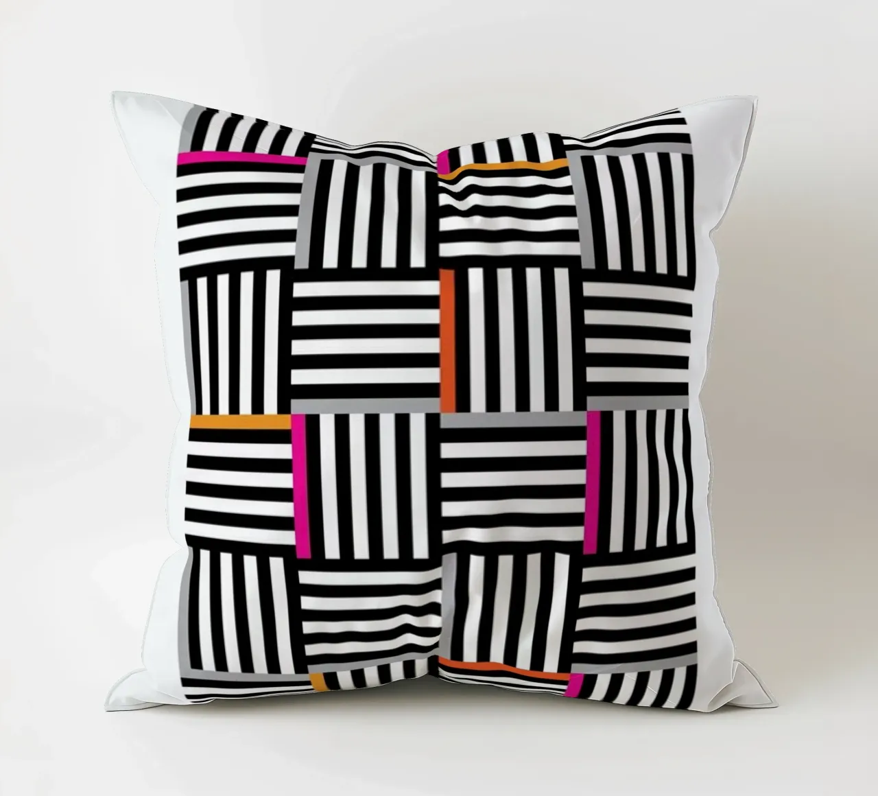 Zebra Squared cojín de Visual Philosophy