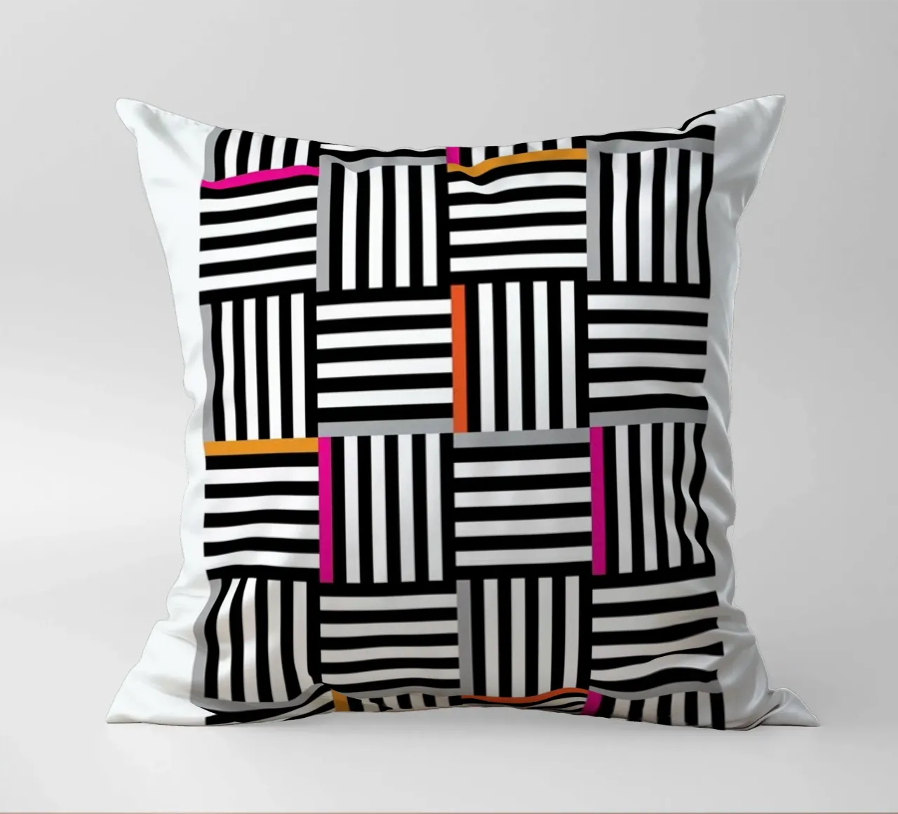 Zebra Squared cuscino da Visual Philosophy