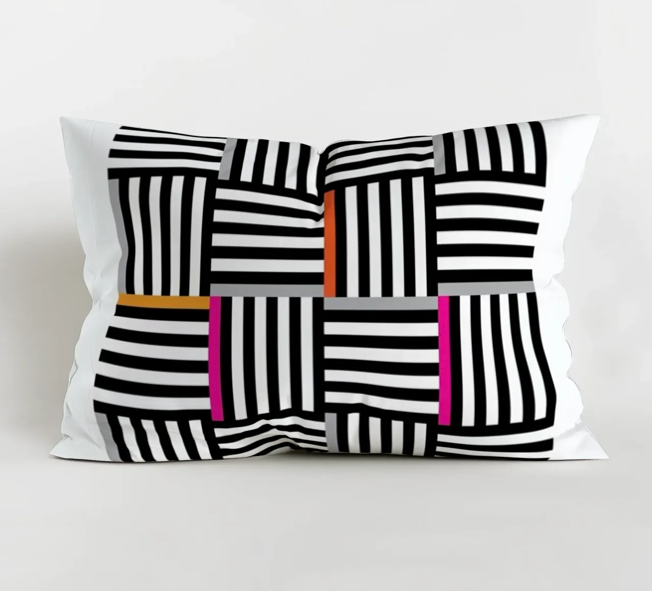 Zebra Squared cuscino da Visual Philosophy