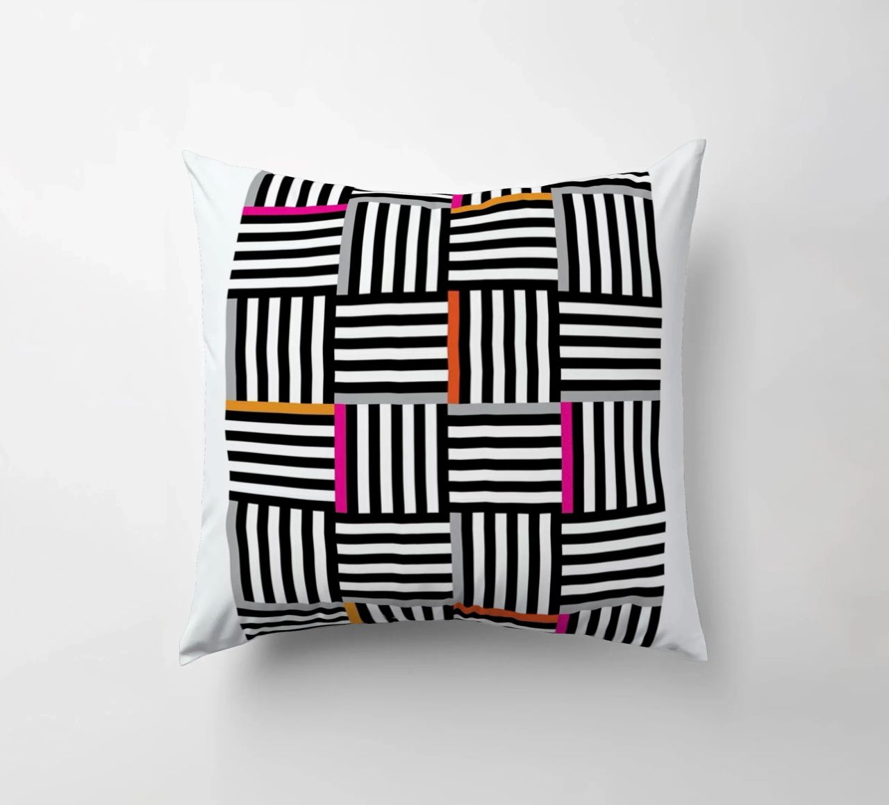 Zebra Squared cuscino da Visual Philosophy